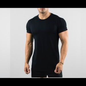 Alphalete Rolled Muscle Tee 2.0 Black